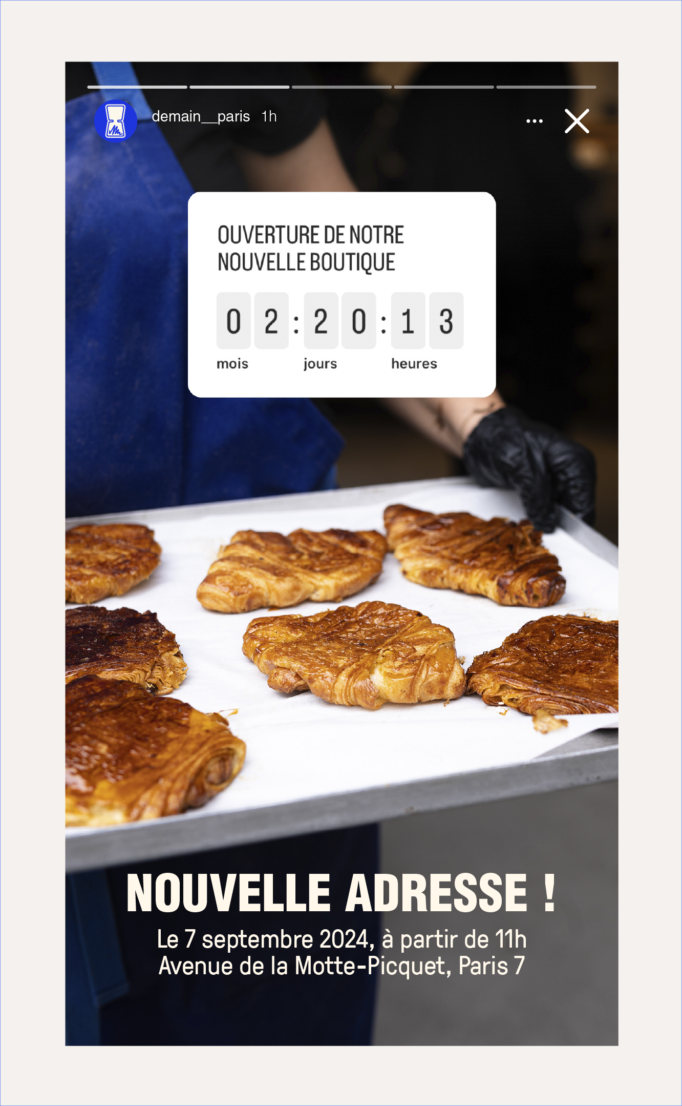 Post stories instagram DEMAIN