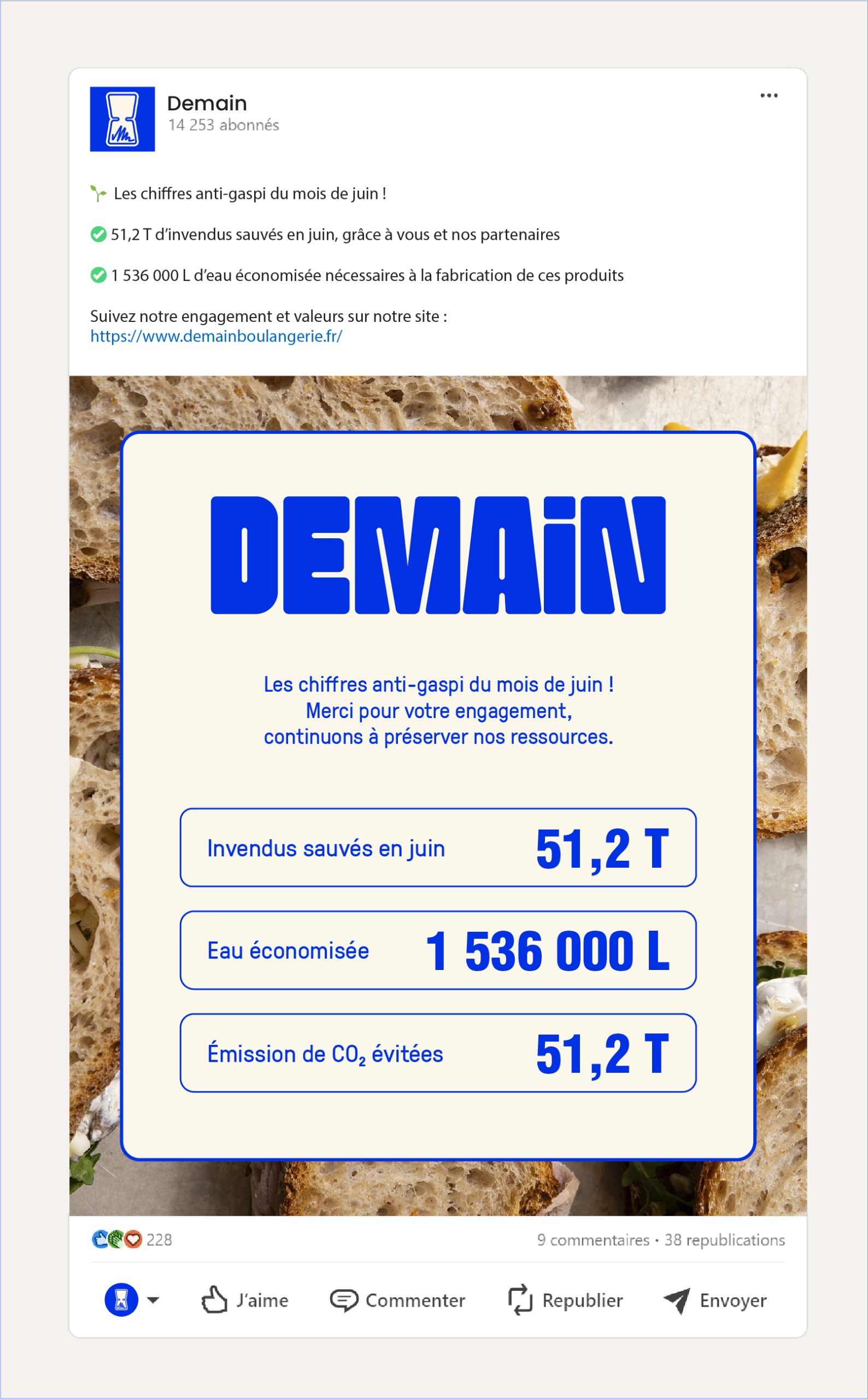 Post linkedin DEMAIN