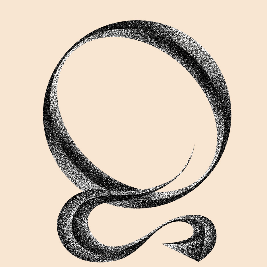 Q typographie